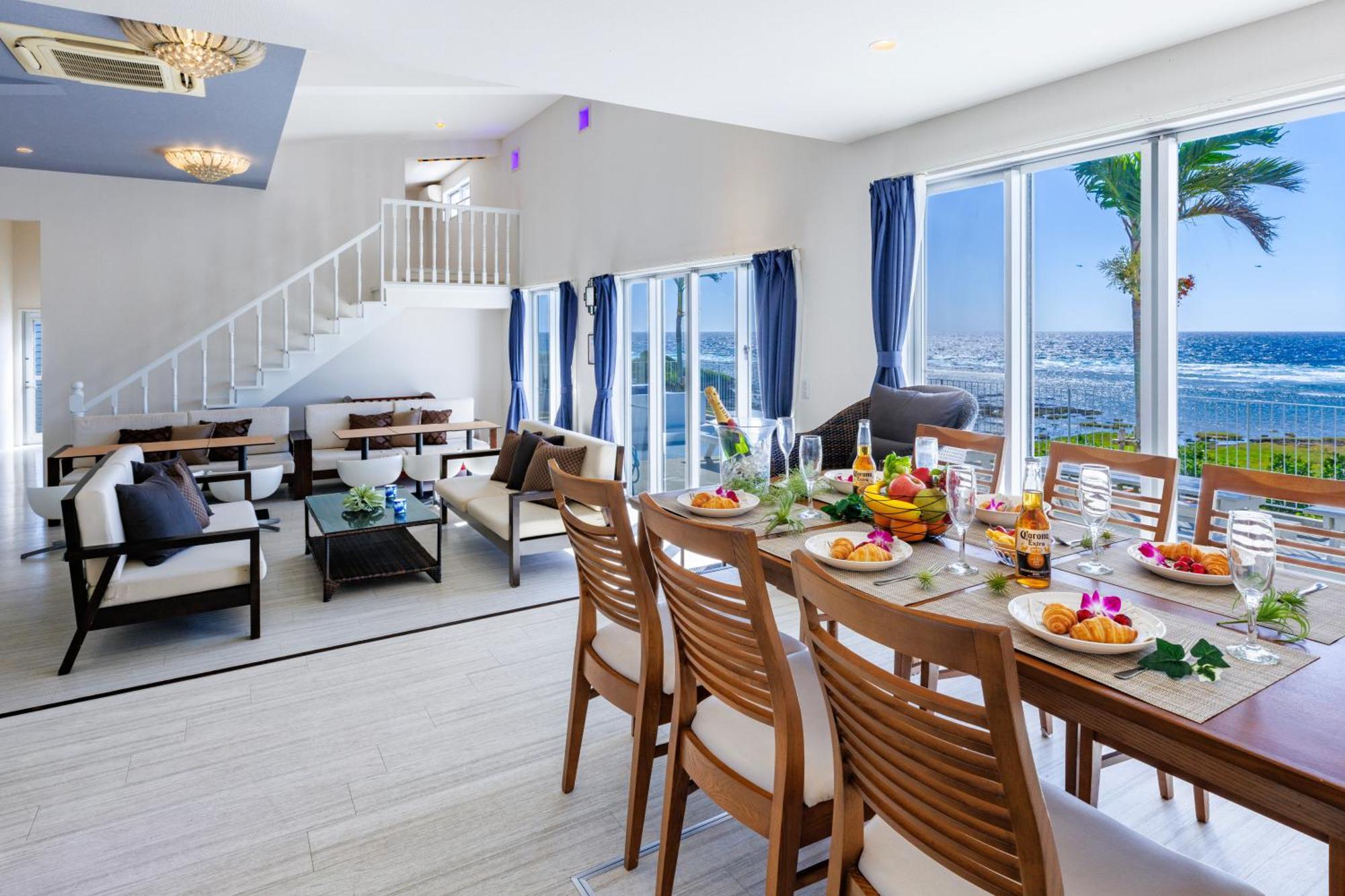 露天風呂付きオーシャンビュー カラオケ付き Bbq可 パーティ利用ok アトリエココ Villa Yaese Luaran gambar