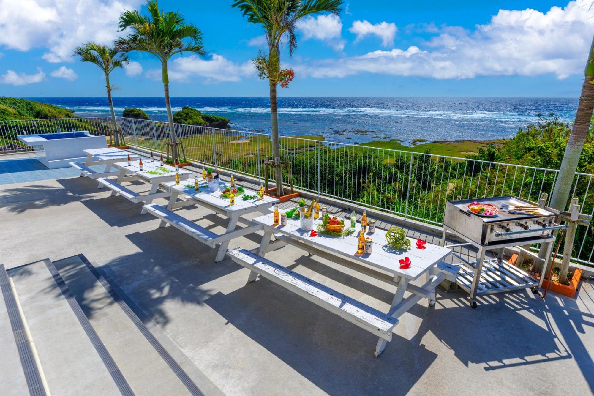 露天風呂付きオーシャンビュー カラオケ付き Bbq可 パーティ利用ok アトリエココ Villa Yaese Luaran gambar