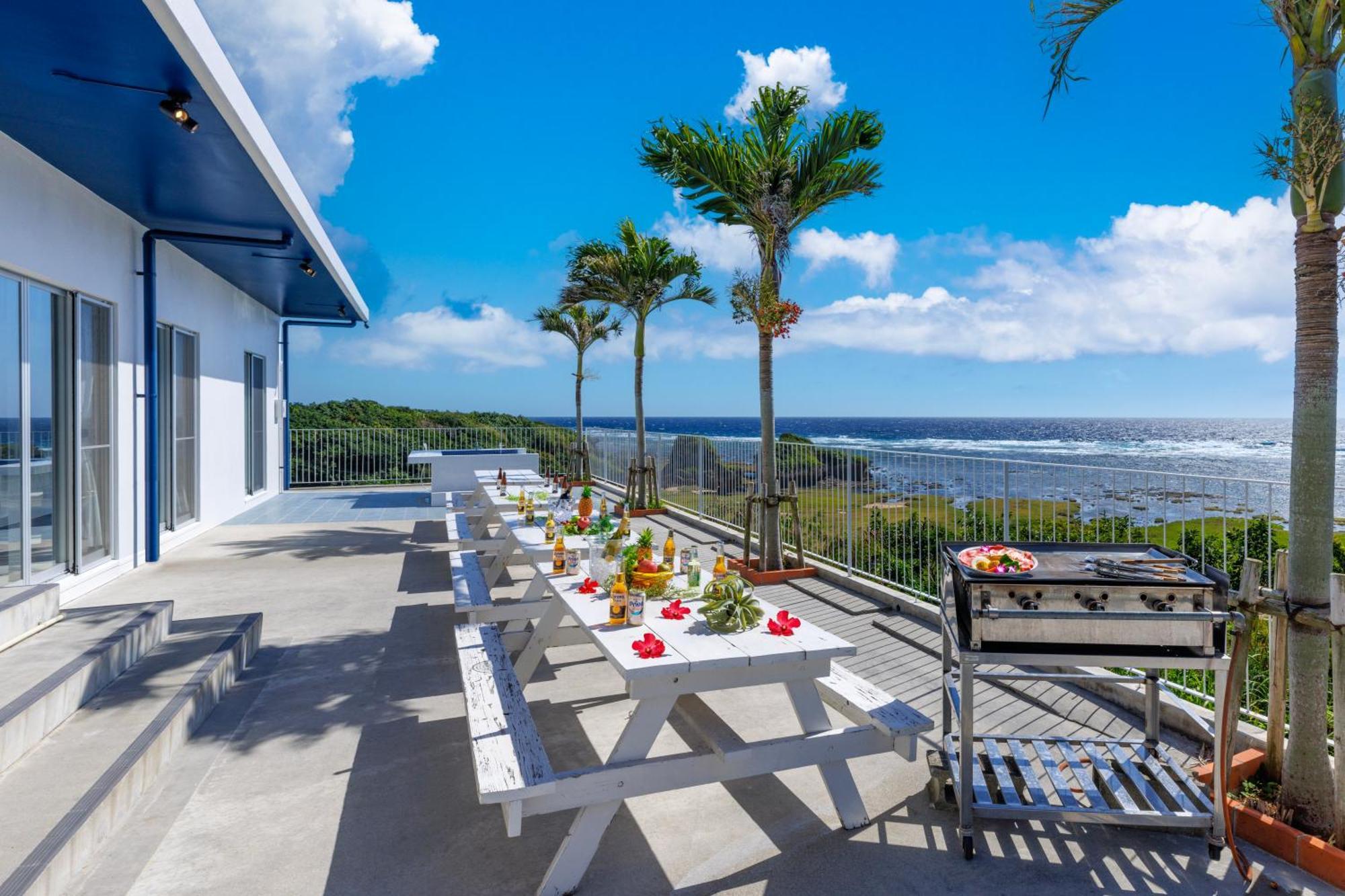露天風呂付きオーシャンビュー カラオケ付き Bbq可 パーティ利用ok アトリエココ Villa Yaese Luaran gambar